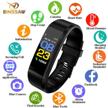 Load image into Gallery viewer, 2019 New Smart Watch Men Women Heart Rate Monitor Blood Pressure Fitness Tracker digital watch Sport Watch for ios android +BOX