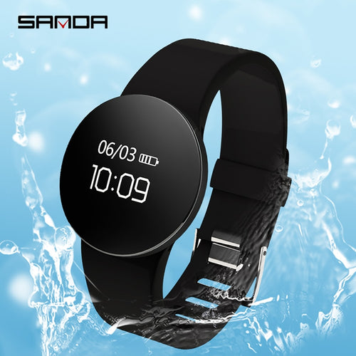 SANDA Fitness Tracker Sport Smartwatch Smart Men Watch Digital Bluetooth Watches Men for IOS Android reloj hombre