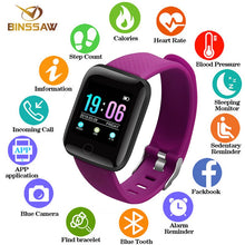 Load image into Gallery viewer, 2019 Man Women Smart watches Waterproof Smart watch Heart Rate Monitor Blood Pressure Functions Sport Watch for ios android +BOX