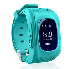 Load image into Gallery viewer, Anti Lost Q50 OLED Child GPS Tracker SOS Smart Monitoring Positioning Phone Kids GPS Baby Watch Compatible IOS &amp; Android