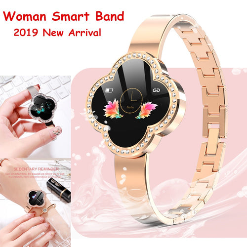 2019 New Fashionable Smart Band for Women Bracelet Ladies Girls Female Fitness Wristband Heart Rate Monitor for Drop Shipping