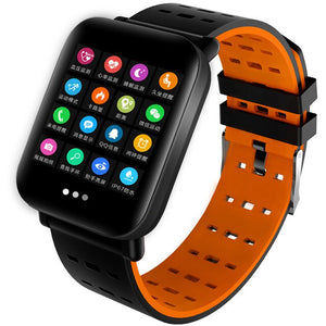 Ai-X Heart Rate Blood Pressure Monitoring Smart Band Fitness Tracker Remote Control Smart Bracelet Waterproof A6 Wristband Watch