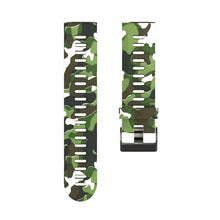 Load image into Gallery viewer, JKER New 26MM Camouflage Watchband Strap for Garmin Fenix 5X Fenix 5X Plus 3 3HR Watch Silicone Wrist Band Strap